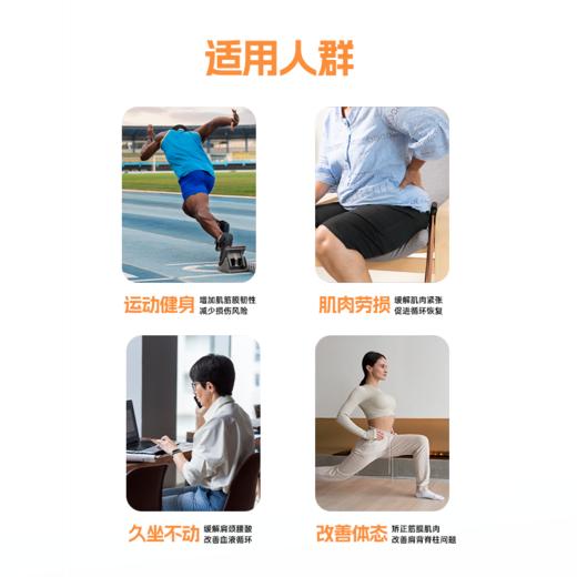 iPerMove爱跑猫木质榉木筋膜刀运动后放松肌肉按摩工具 商品图1