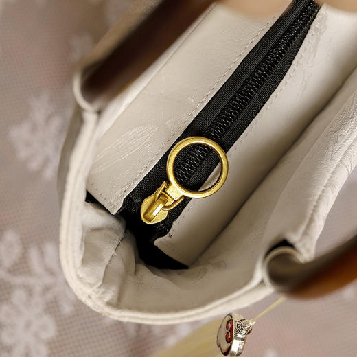 民族风国风古风，旗袍刺绣手提包QB-玉兰深处 商品图3