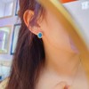4.62ct 绿松石耳钉 商品缩略图7