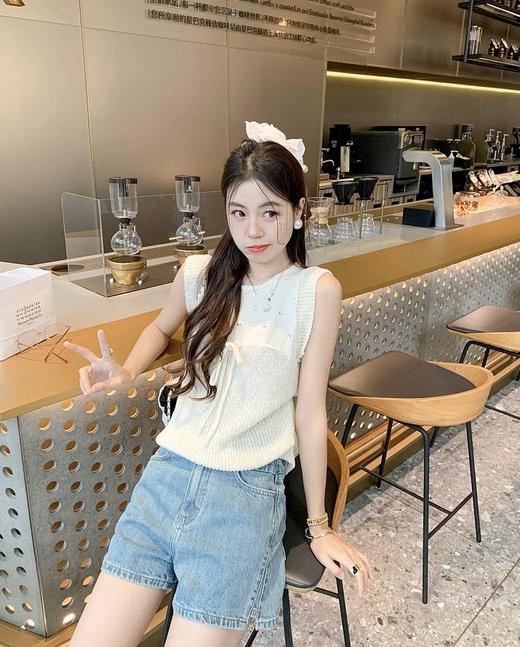 <曾小咸推荐>2色针织系带上衣 日常99.99 立降40 秒杀59.99 ！ 商品图4