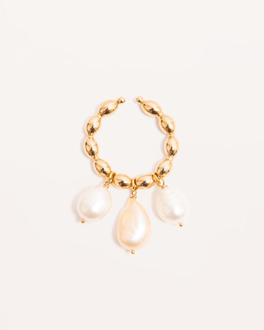 Chabaux Bold 系列珍珠装饰耳挂（S/M尺码可选）（单个） 商品图3