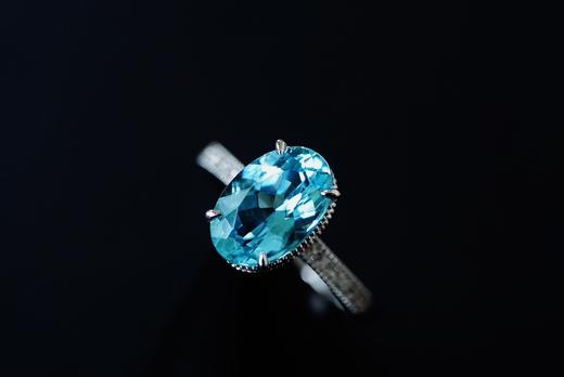 2.4ct 海蓝宝戒指 商品图5