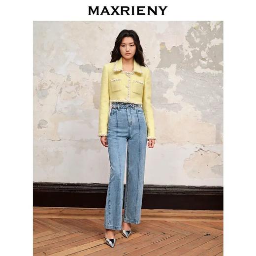 MAXRIENY2023秋季新款小香风花纱短款外套(货号:MC88JA540) 商品图2