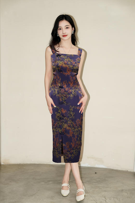 逸红颜明月优选#『妙玄-新色』爆款23姆米重磅香云纱吊带裙，上身高级感满满，夏季吊带裙必备! 商品图11