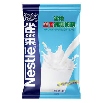 雀巢全脂奶粉500g袋装 高钙高蛋白 中老年儿童学生0蔗糖 冲饮早餐 商品图5