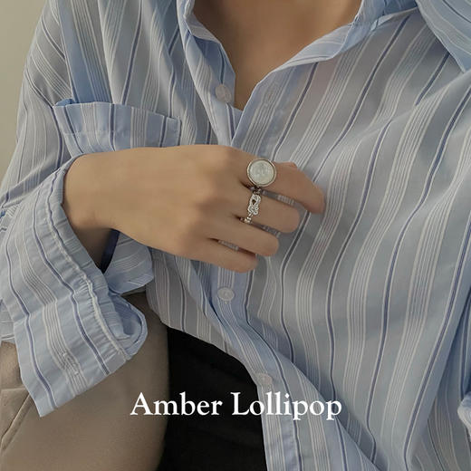 【古里梦川开口弹力叠戴戒指】 AmberLollipop安铂洛利 ABL220930925 商品图1