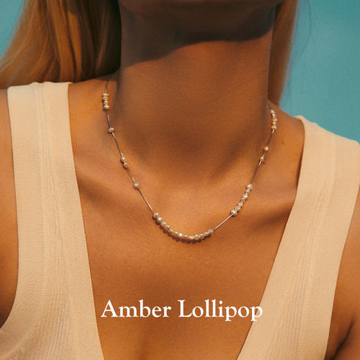 【纯银串珠珍珠项链】AmberLollipop安铂洛利 ABL2308041137 商品图5