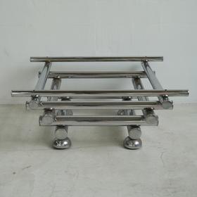 1970s意大利Cassina不锈钢管茶几底座A0221