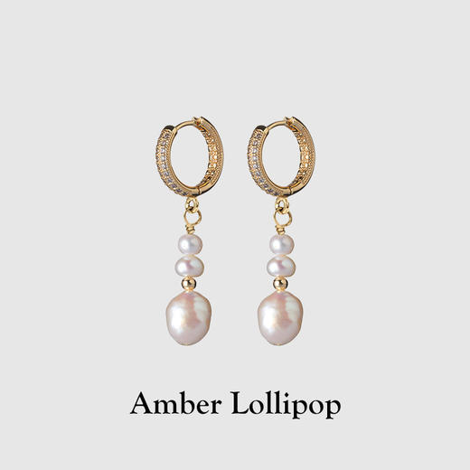 AmberLollipop安铂洛利野蛮与糖珍珠耳环 210817295 商品图5