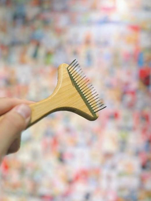 除毛梳 耙梳铜针鬃毛梳子 商品图0