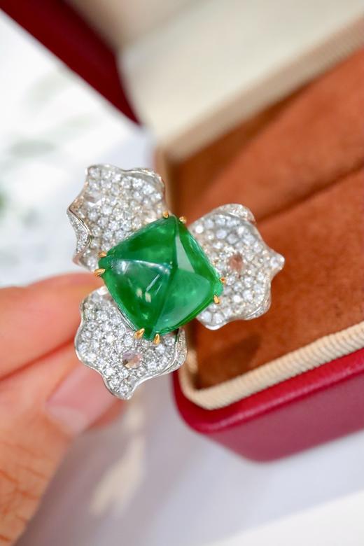 9.59ct 祖母绿戒指 商品图7