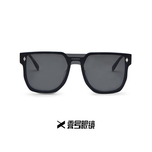 【品牌特惠】EYECROXX乘号墨镜女高级感显脸小黑色大框XS21009RazorC1 商品图2