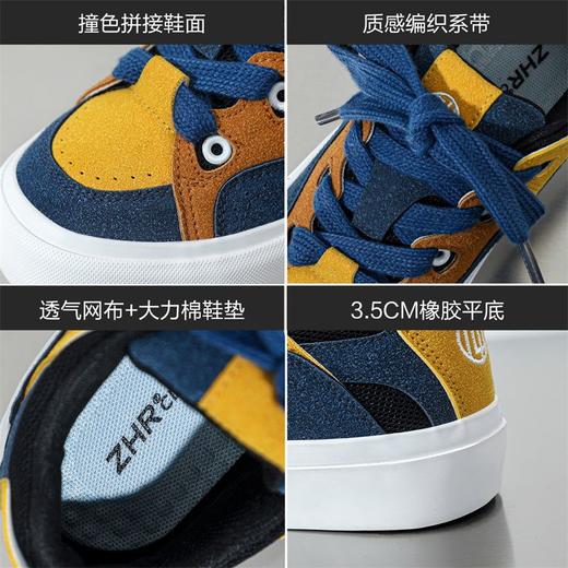 ZHR则则防滑耐磨鞋2024春季新款休闲运动百搭ins情侣帆布面包女鞋 商品图2
