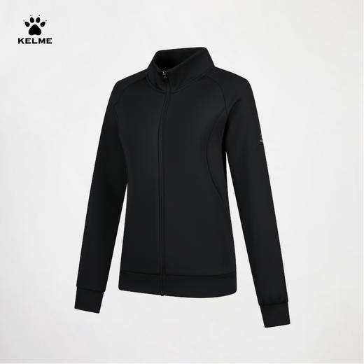 卡尔美秋季新款乘风燃跑系列女士针织外套（立领） 商品图0