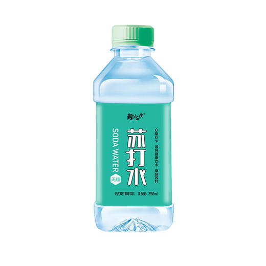「整箱24瓶装！三款口味」趣小谗苏打水350ML*24瓶整箱装 柠檬味蜜桃原味无汽水茶饮 商品图3
