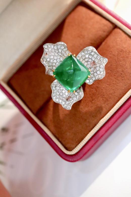 9.59ct 祖母绿戒指 商品图6