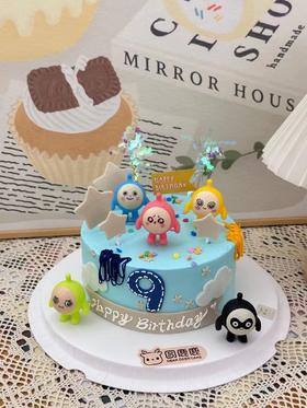 蛋仔派对蓝色主题定制