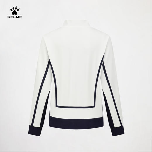 卡尔美秋季新款城市运动网球系列女士针织外套（立领） 商品图2