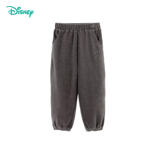 【商城同款】迪士尼童装儿童裤子秋冬男童长裤天鹅绒保暖宝宝休闲裤ZD3DK019 商品图5