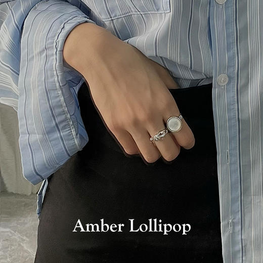 【古里梦川开口弹力叠戴戒指】 AmberLollipop安铂洛利 ABL220930925 商品图0