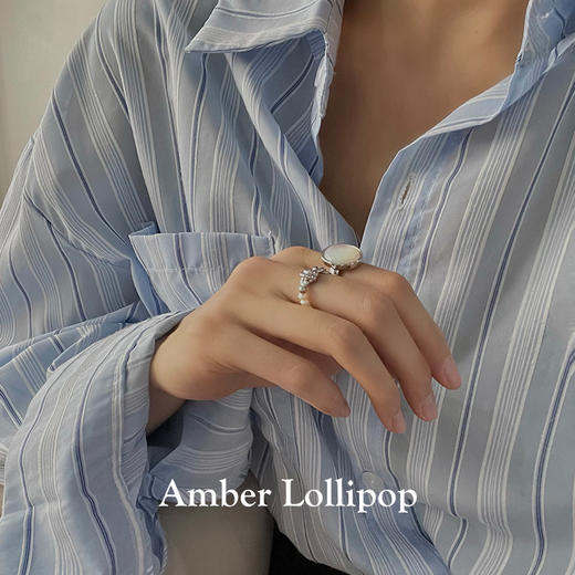 【古里梦川开口弹力叠戴戒指】 AmberLollipop安铂洛利 ABL220930925 商品图3