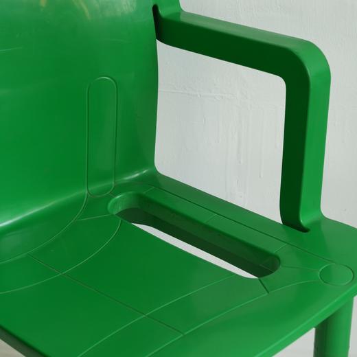 1980s意大利Kartell K4870绿色扶手椅A0222 by Anna Castelli Ferrieri 商品图4