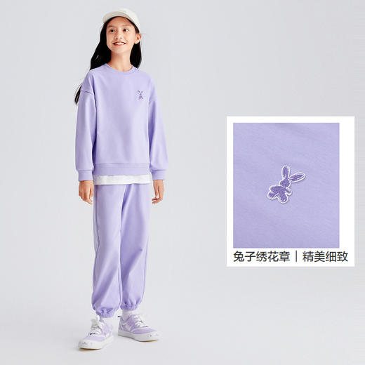 巴拉巴拉童装女童套装中大童假两件撞色儿童两件套潮 商品图3