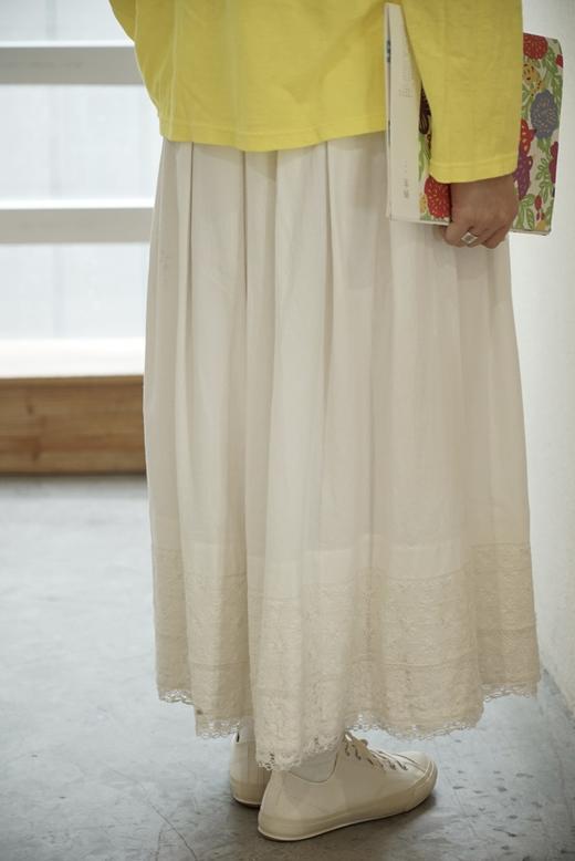 KHADI&CO 棉质蕾丝半身裙(CELESTE Cotton Lace Skirt) 商品图1