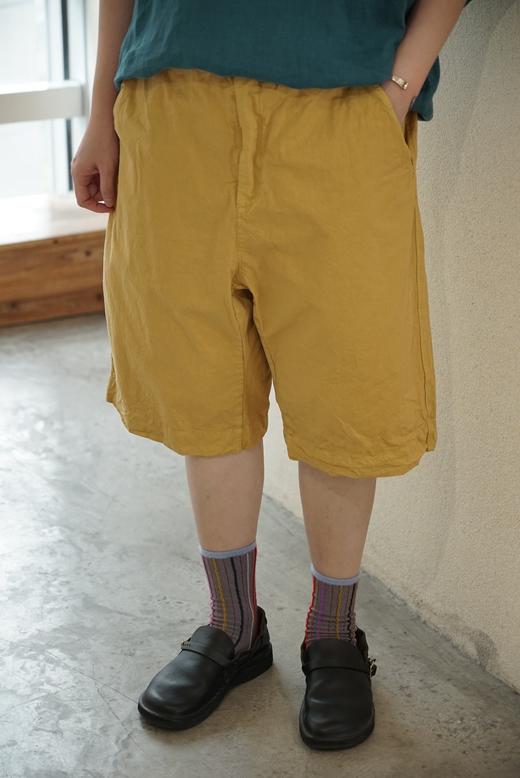 ALBUM DI FAMIGLIA 束带休闲短裤(军绿/黄色可选) 商品图6