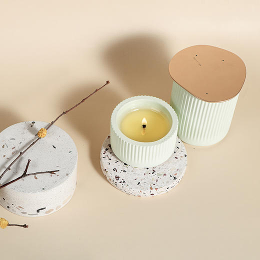 DAILY LAB 小森林香薰蜡烛无烟烛台香氛伴手礼家用卧室内 商品图5