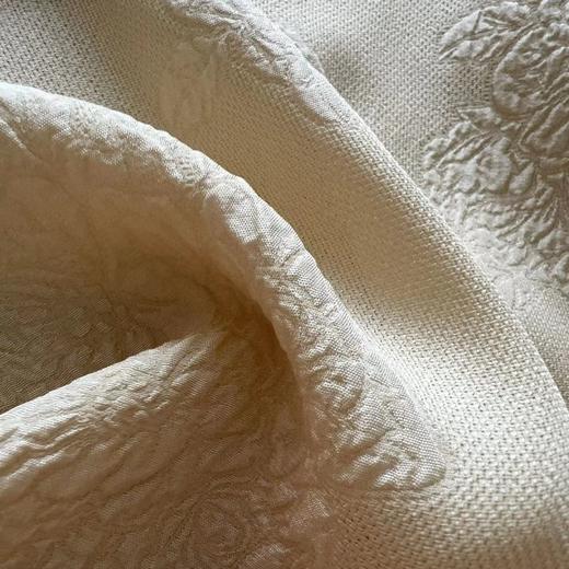 【à perles】夏姿chen 真丝冠乐绉提花 圆领直筒系带连衣裙【现货】 商品图2