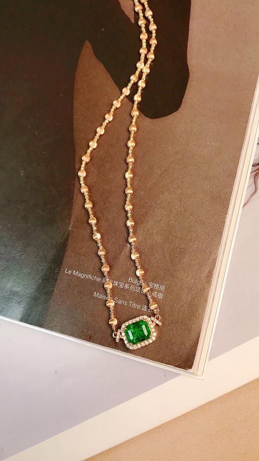 1.80ct 祖母绿锁骨链 商品图4