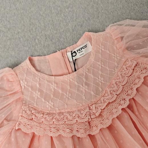 413-童圆领短袖连衣裙 商品图2