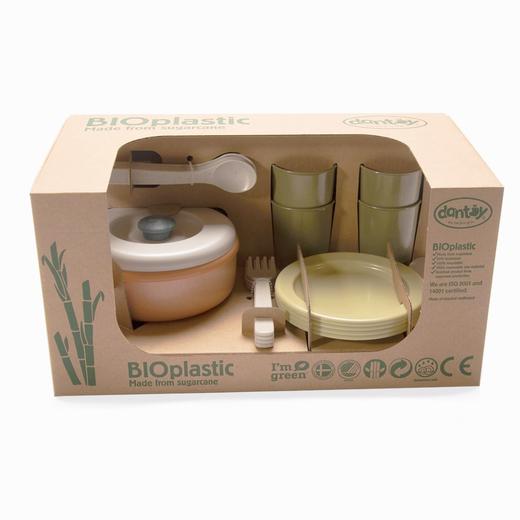丹麦dantoy生物塑料环保过家家玩具餐盘套装 商品图4