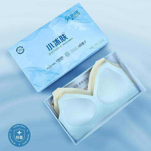 简出色新款2件礼盒装5A抑菌小冰肤2.0版超薄透气无痕聚拢女士内衣 商品图3