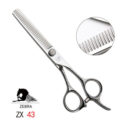 ZEBRA斑马精细剪裁  6.0寸 男女发综合牙剪 去量20-25%  ZX43 商品图0