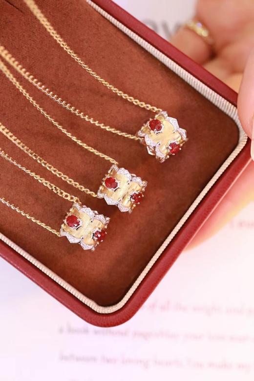 0.93ct 红宝石项链 商品图1