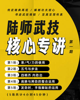 陆师武技核心专讲一