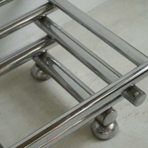 1970s意大利Cassina不锈钢管茶几底座A0221 商品图3