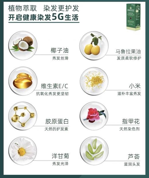 意大利原装进口nature bud品牌纯天R植物萃取有ji染发膏！通过欧洲临床yi学测试，并经过国内专业机构测试！yun妈可用、成分安全使用无忧！白发遮盖、16色时尚彩发满足各种需求~ 商品图11