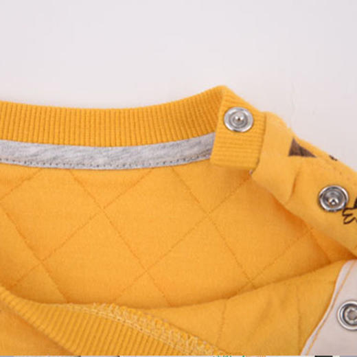 棉果果秋冬季男童套头空气层加厚夹棉卫衣M412180619677 商品图10