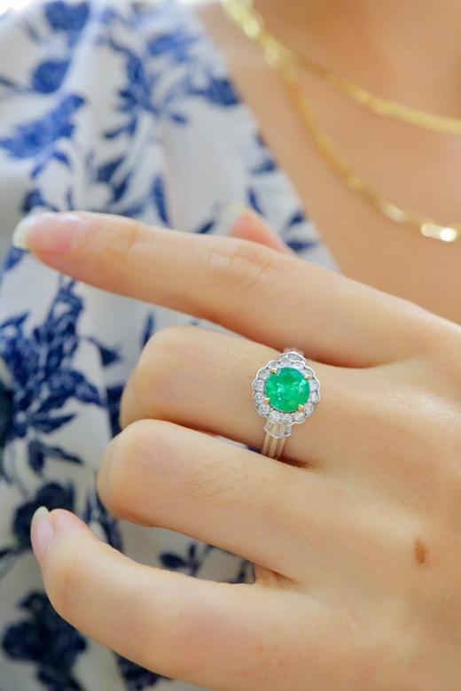 1.33ct 祖母绿戒指 商品图8