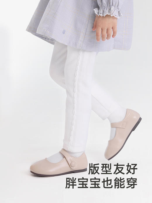 英氏儿童裤子春秋可爱女童打底裤2024新款百搭长裤YRKDJ3Q554A YRKDJ3Q555A 商品图2