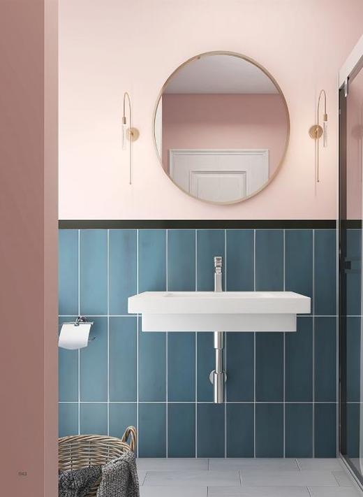 CHA-Y.450-L8 150*450mm 哑面平面蓝色花砖 商品图1