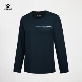 卡尔美秋季新款城市运动网球系列男士圆领长袖T恤