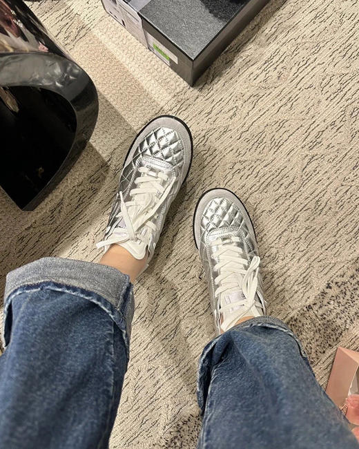 现货 THS 7.13-限时 香家 经典菱格纹德训鞋 3色 BZ1195 商品图2