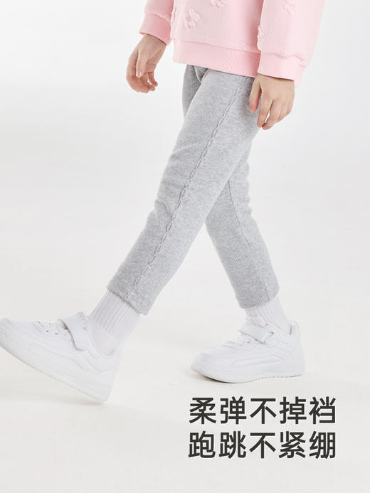 英氏儿童裤子春秋可爱女童打底裤2024新款百搭长裤YRKDJ3Q554A YRKDJ3Q555A 商品图3