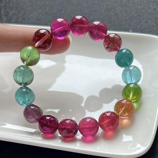 48.18g 12mm 碧玺手链 商品图7