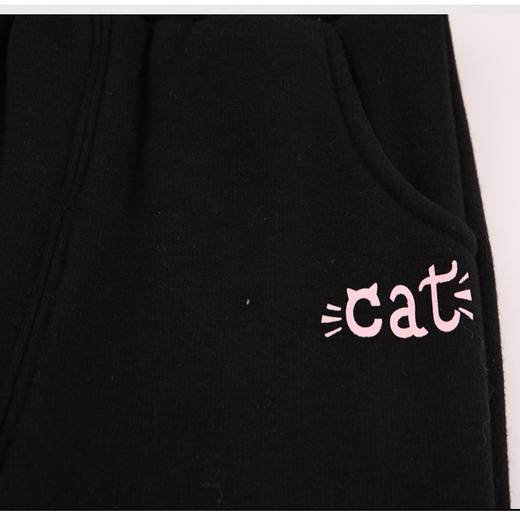 棉果果秋冬季女童南极绒运动长裤M422200419752 商品图3