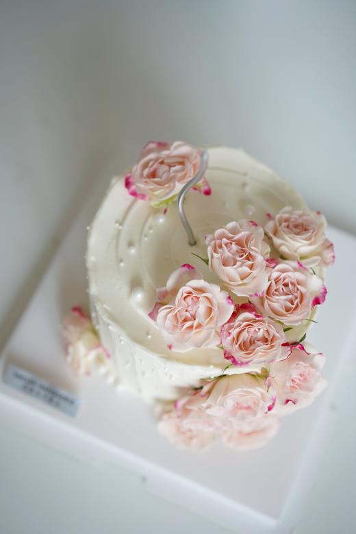简约奶油蛋糕 | 鲜果原味奶油 - 折射玫瑰 商品图1